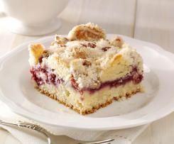 Ovocný koláč ze zakysané smetany