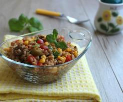 Špaldový salát s tofu