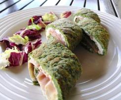 Low carb špenátová roláda