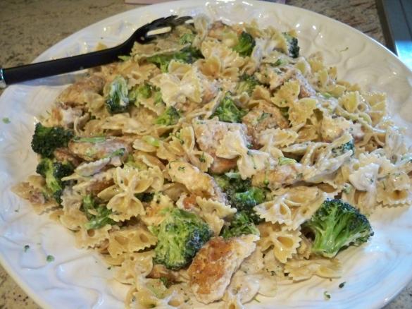 Krkonošský mls s brokolicí a těstovinami