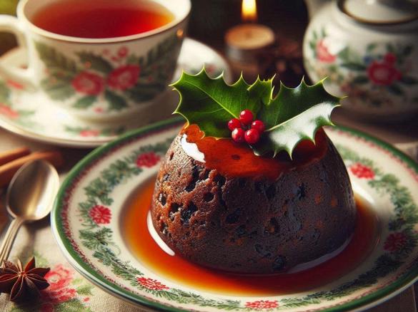Britský vánoční puding