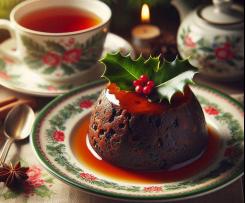 Britský vánoční puding