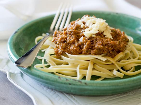 Omáčka s mletým masem a paprikami