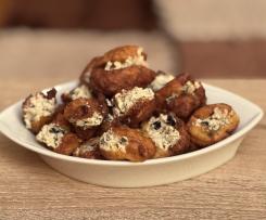 Choux plněné sýrem s olivami