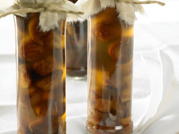 Kaštany ve vanilkovém sirupu