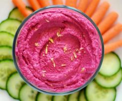 Hummus z červené řepy