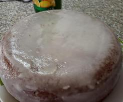 Buchta s citronovou polevou