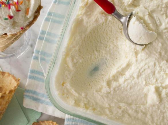 Domácí vanilková zmrzlina