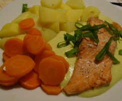 Losos s avokádovou omáčkou