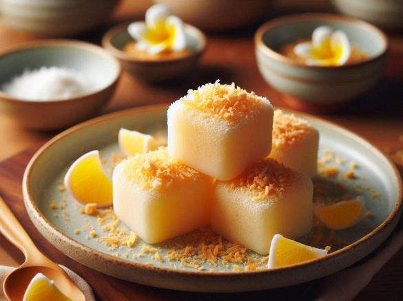 Havajské Mochi řezy (bezlepkové)