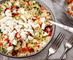 Těstovinový salát se šunkou