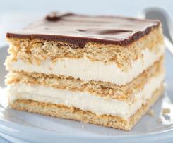 Třípatrové řezy s krémem