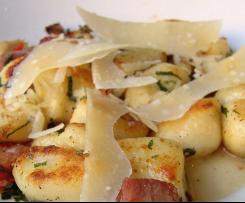 Bramborové noky z pánve