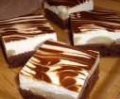 čokoládové řezy s hruškami