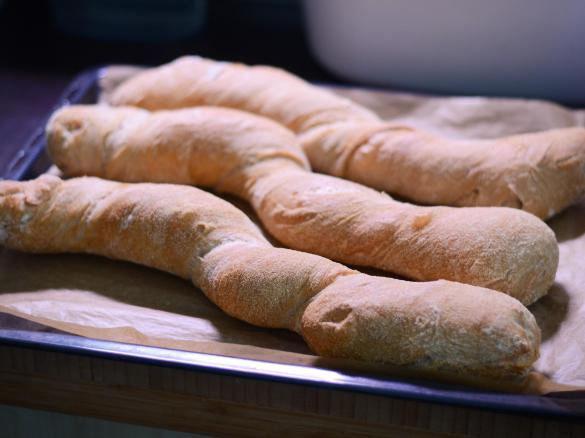 Rustikální bagety podle Vaňka