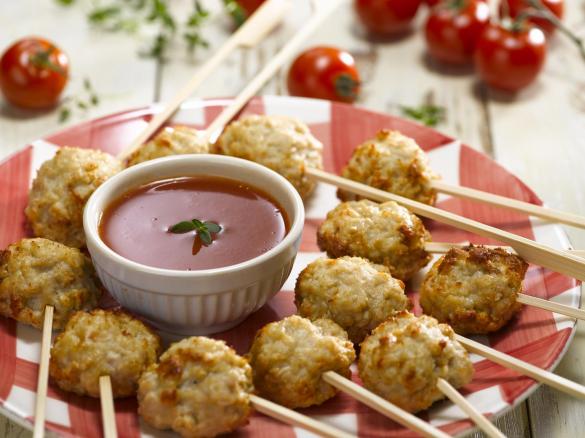 Krůtí lízátka s rajčatovou omáčkou