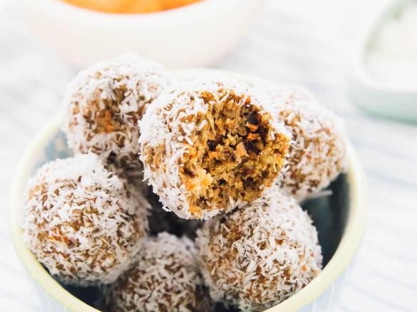 Mrkvové kuličky v kokosu