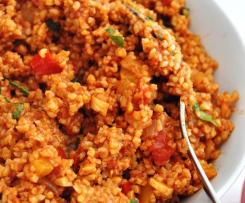 Rajčatový bulgur s fetou