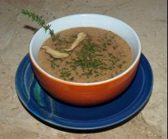 Houbová polévka se smetanou