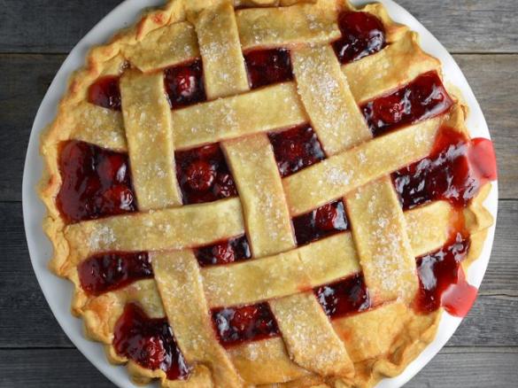 Višňovo-tvarohový mřížovník