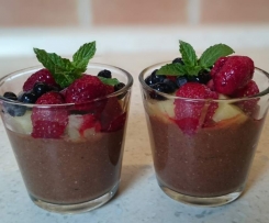 Zdravý čokoládový puding