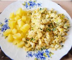 Květákový mozeček se šunkou