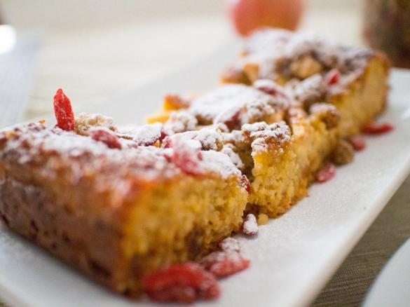 Jáhelný řez s kokosem