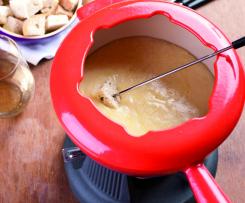 Švýcarské sýrové fondue