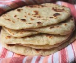 Pšeničné placky se zakysanou smetanou