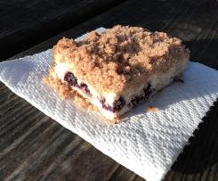 Borůvkový koláč s tvarohem