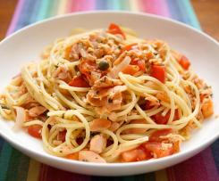 Hop salát ze špaget