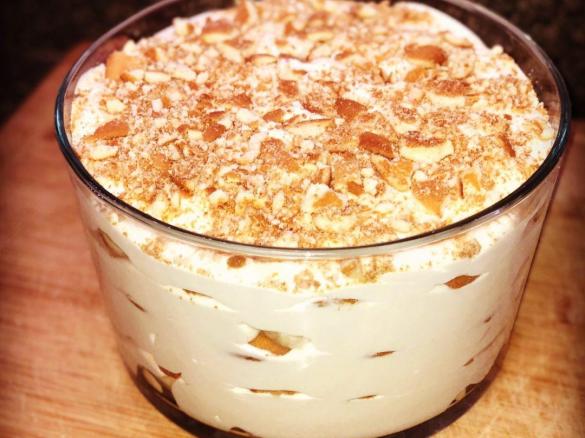  Banánový pudink bez cukru (s medem)