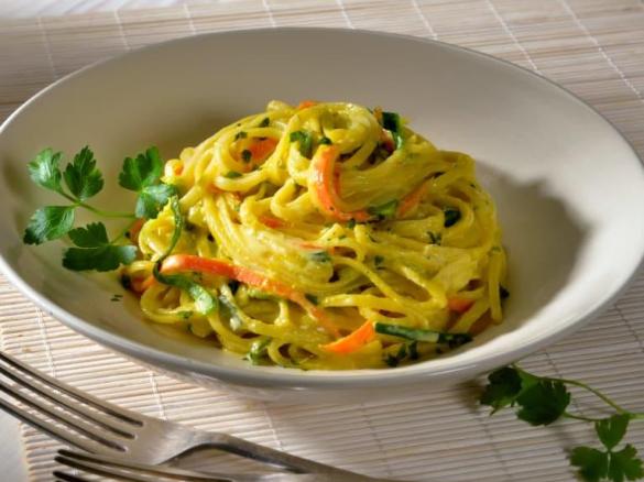 Spaghetti carbonara - Vegetarián