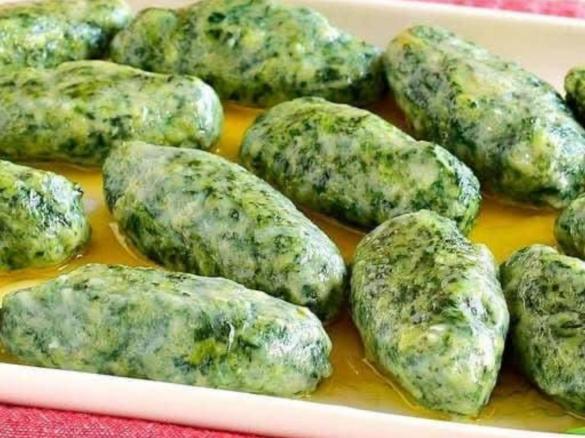 Špenátové noky s parmezánem