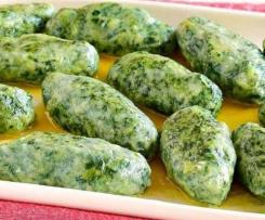 Špenátové noky s parmezánem