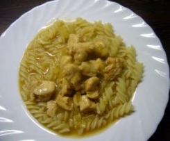 Kuře s cibulovo-medovou omáčkou