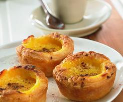 Portugalské smetanové tarteletky