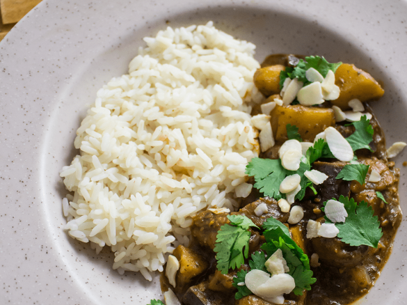 Houbové rizoto s bylinkovou rýží