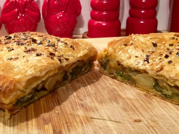 Zeleninový štrůdl