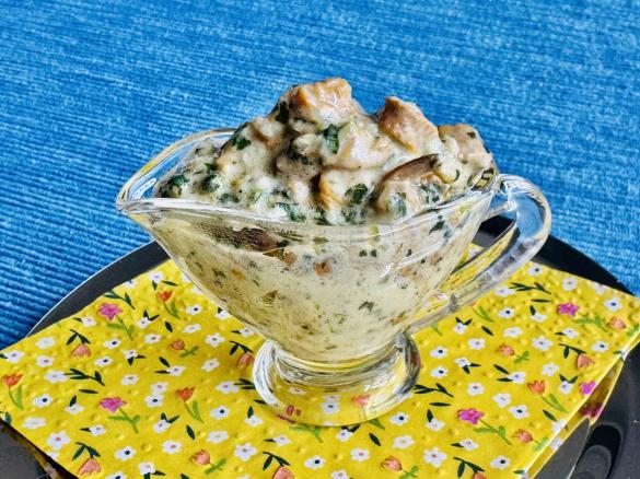 Lišková smetanová omáčka