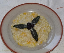 Dýňové rizoto se šalvějí