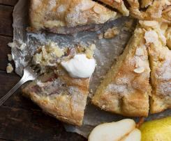 Hruškový koláč se zakysanou smetanou