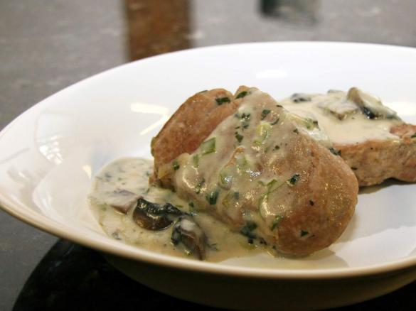 Vepřová panenka na hořčici