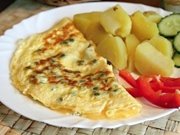 Omeleta s brambory