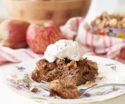 Řezy z bílé čokolády s jablky