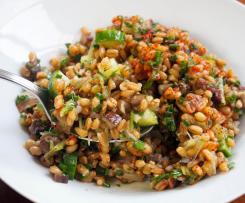 Křupavý špaldový salát