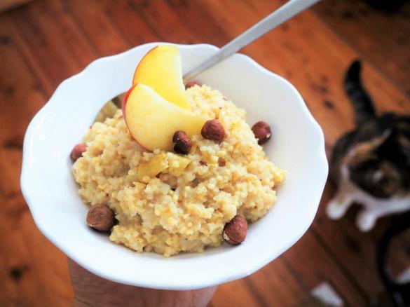 Jáhlová kaše bez lepku a laktózy