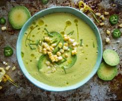 Avokádová krémová polévka 