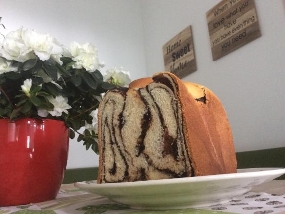 Závin s kakaem - těsto bez vajíčka